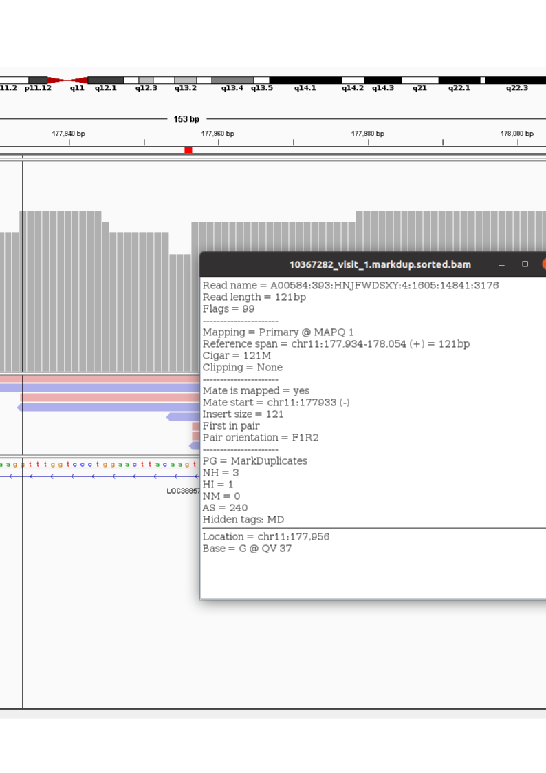 Figure 1: An RNAseq library SNP locations